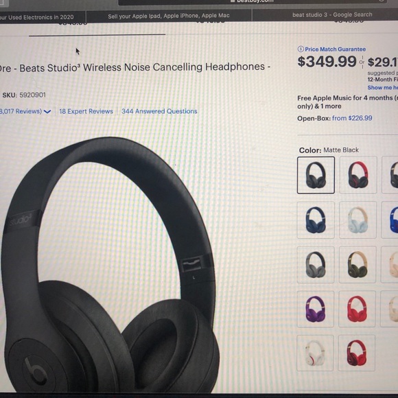 Beats Studio 3 Wireless Headphones - Picture 8 of 8